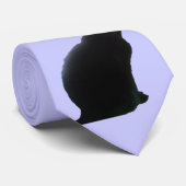 Willow de Zwarte Kat Stropdas (Opgerold)