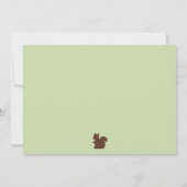 Willow Deer Baby shower Invitation so Cute Kaart (Achterkant)