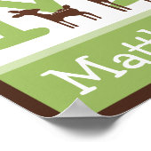Willow Deer Letter & Name Wall Art Poster (Hoek)
