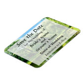 Willow door het meer Save the Date Magneet (Linkerzijde)