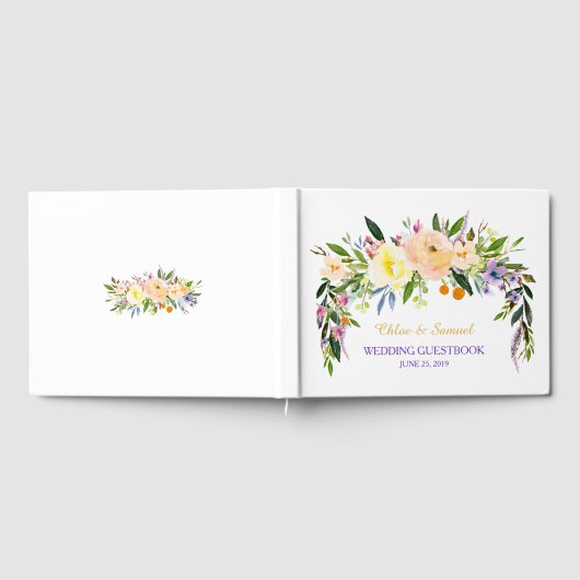 Willow en Floral Wedding Gastenboek (Volledig)