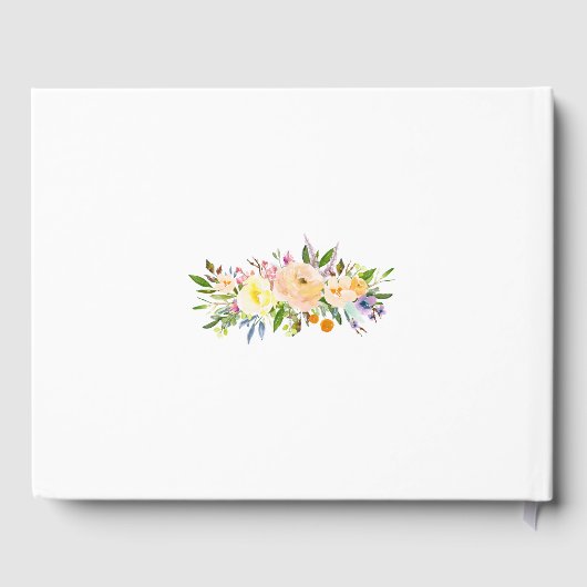 Willow en Floral Wedding Gastenboek (Achterkant)