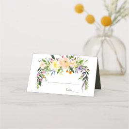 Willow en Floral Wedding Plaatskaartje