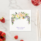 Willow en Flower Personalized Wedding Servet (Insitu)