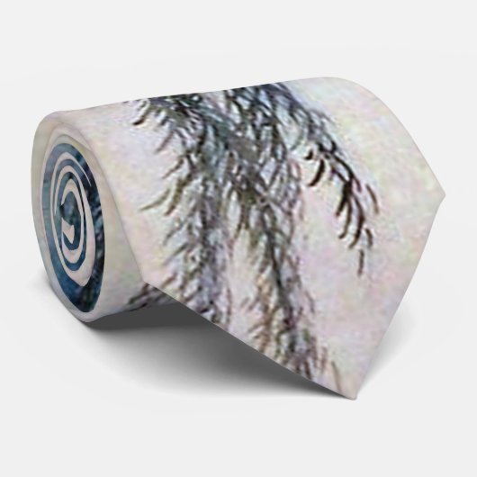 Willow en Swallow, Hokusai Stropdas (Opgerold)