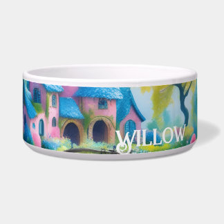 Willow Fantasy Art Castle Willow Tree Personalized Voerbakje