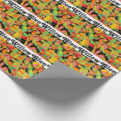 Willow Glen geometric abstract art san Jose Cadeaupapier (Hoek)