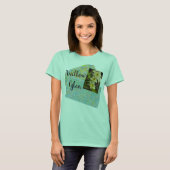 Willow Glen San Jose abstracte kunst, daffodils T-shirt (Voorkant volledig)