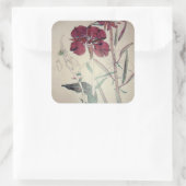 Willow Herb door Charles Mackintosh Vierkante Sticker (Tas)