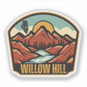 Willow Hill, Illinois Sticker (Voorkant)