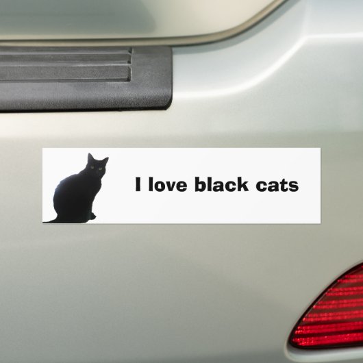 Willow, ik hou van katten bumpersticker (Op auto)