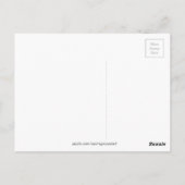 Willow in vaas waterverf briefkaart (Achterkant)