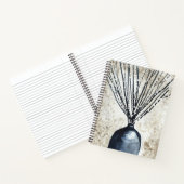 Willow in vaas waterverf notitieboek (Binnen)