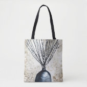 Willow in vaas waterverf tote bag (Voorkant)