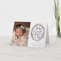 Willow Krans Gevouwen Vakantie Kaart