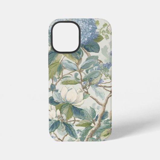 Willow Little Magnolia Wallpaper Floral Coastal  iPhone Hoesje (Achterkant)