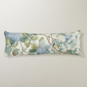 Willow Little Magnolia Wallpaper Floral Coastal  Lichaamskussen (Achterkant)