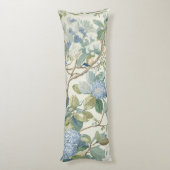 Willow Little Magnolia Wallpaper Floral Coastal  Lichaamskussen (Achterkant (Verticaal))