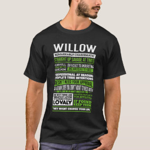 Willow meisje naam definitie t-shirt