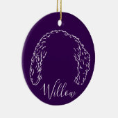 Willow Ornament (Paw Prints) (Rechts)