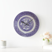 Willow Pattern Bord Effect Clock Grote Klok (Huis)