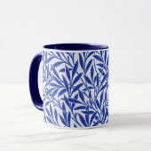 Willow Pattern, William Morris Coffee Mok (Voorkant links)