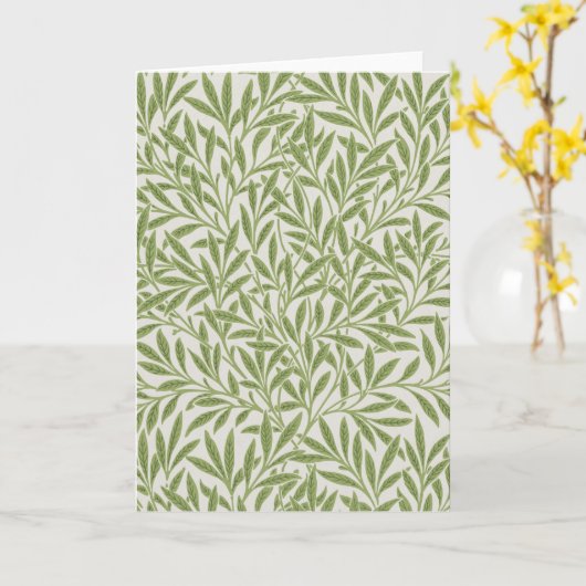 Willow Pattern William Morris Kaart (Gele Bloem)