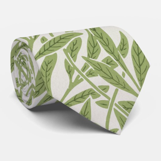 Willow Pattern William Morris Stropdas (Opgerold)