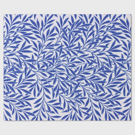 Willow Pattern William Morris Wrapping Paper Cadeaupapier (Vlak)