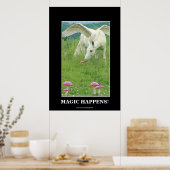 "WILLOW" Pegasus Fantasy Inspirerend Art Poster (Keuken)