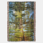 Willow Pond Water Reflection Deken (Voorkant Verticaal)