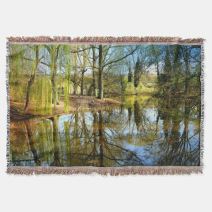 Willow Pond Water Reflection Deken