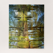 Willow Pond Water Reflection Legpuzzel (Verticaal)
