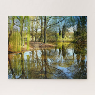 Willow Pond Water Reflection Legpuzzel