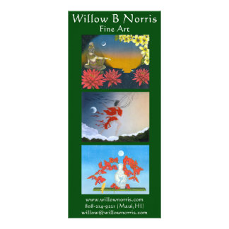Willow Rack Cards Reclamekaart