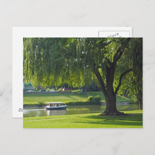 Willow River Boat Briefkaart (Voorkant / Achterkant)