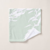 Willow Silhouette Zee Green Bad Handdoek (Wasdoekje)