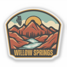 Willow Springs, Illinois Sticker