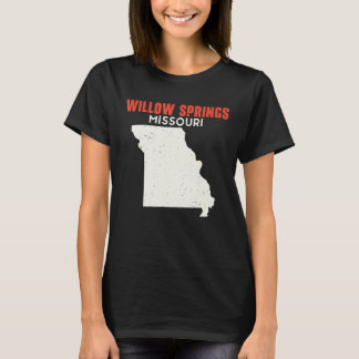 Willow Springs Missouri USA State America Travel T-shirt