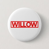 Willow Stamp Ronde Button 5,7 Cm (Voorkant)