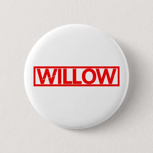 Willow Stamp Ronde Button 5,7 Cm (Voorkant)