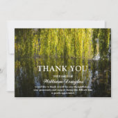 Willow sympathie dank u kaart (Voorkant)