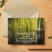 Willow sympathie dank u kaart