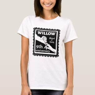 Willow traditioneel cadeau 10e trouwdag. t-shirt