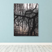 WILLOW TREE CANVAS AFDRUK (Insitu (Houten vloer))