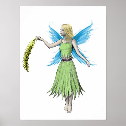 Willow Tree Fairy, met een servet Poster (Voorkant)