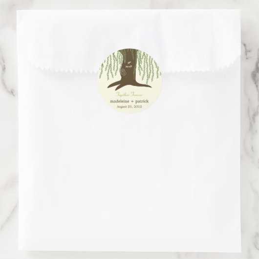 Willow Tree Favor Sticker (Tas)