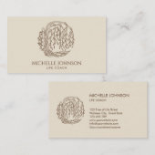 Willow Tree Fotograaf Logo Tree of Life Visitekaartje (Voorkant / Achterkant)