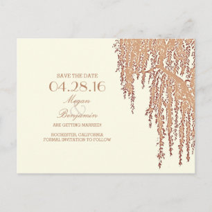 Willow tree  save the date briefkaarten