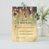 Willow tree takken rustieke string lichten RSVP (Staand voorkant)